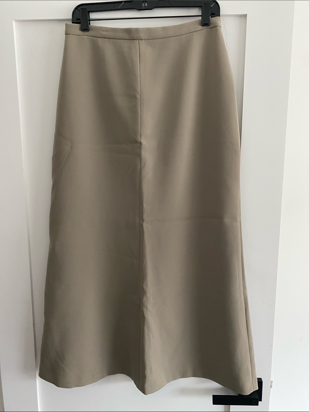 Rafaella Taupe A-Line Midi Skirt